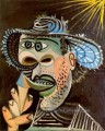 Homme au cornet glace 4 1938 cubisme Pablo Picasso